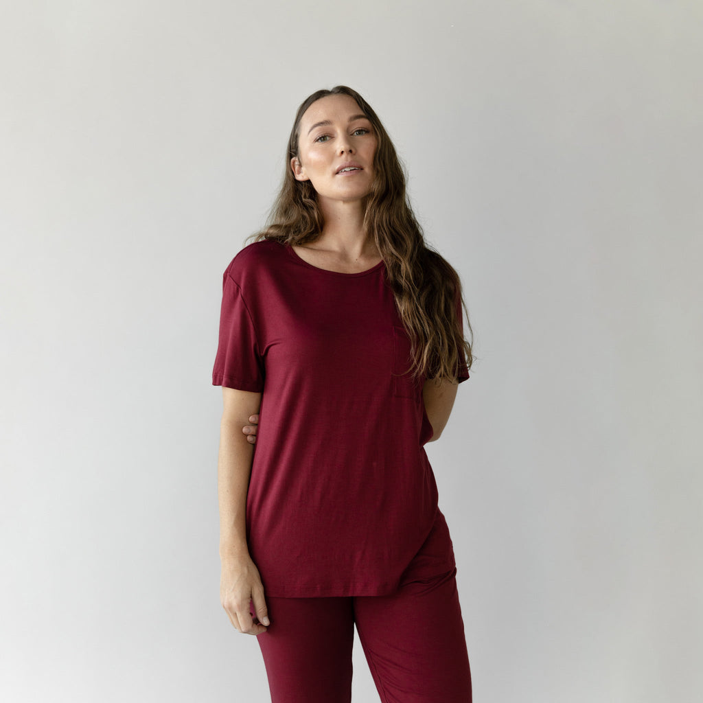 Women's Bamboo Stretch-Knit Lounge Tee