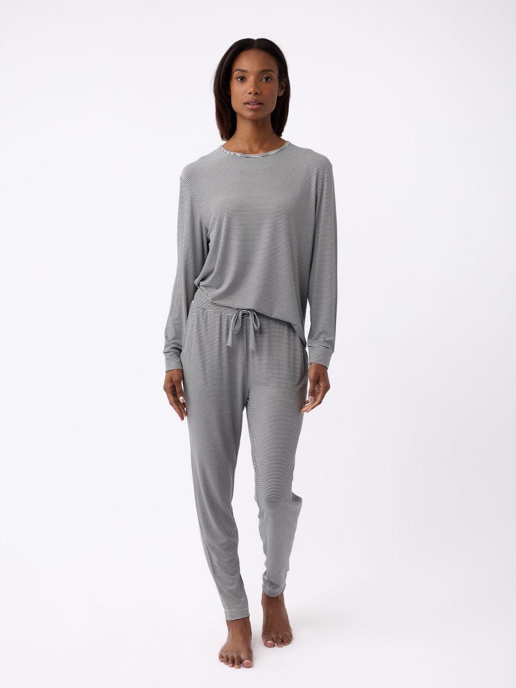 Women's Bamboo Stretch-Knit Tapered Pant