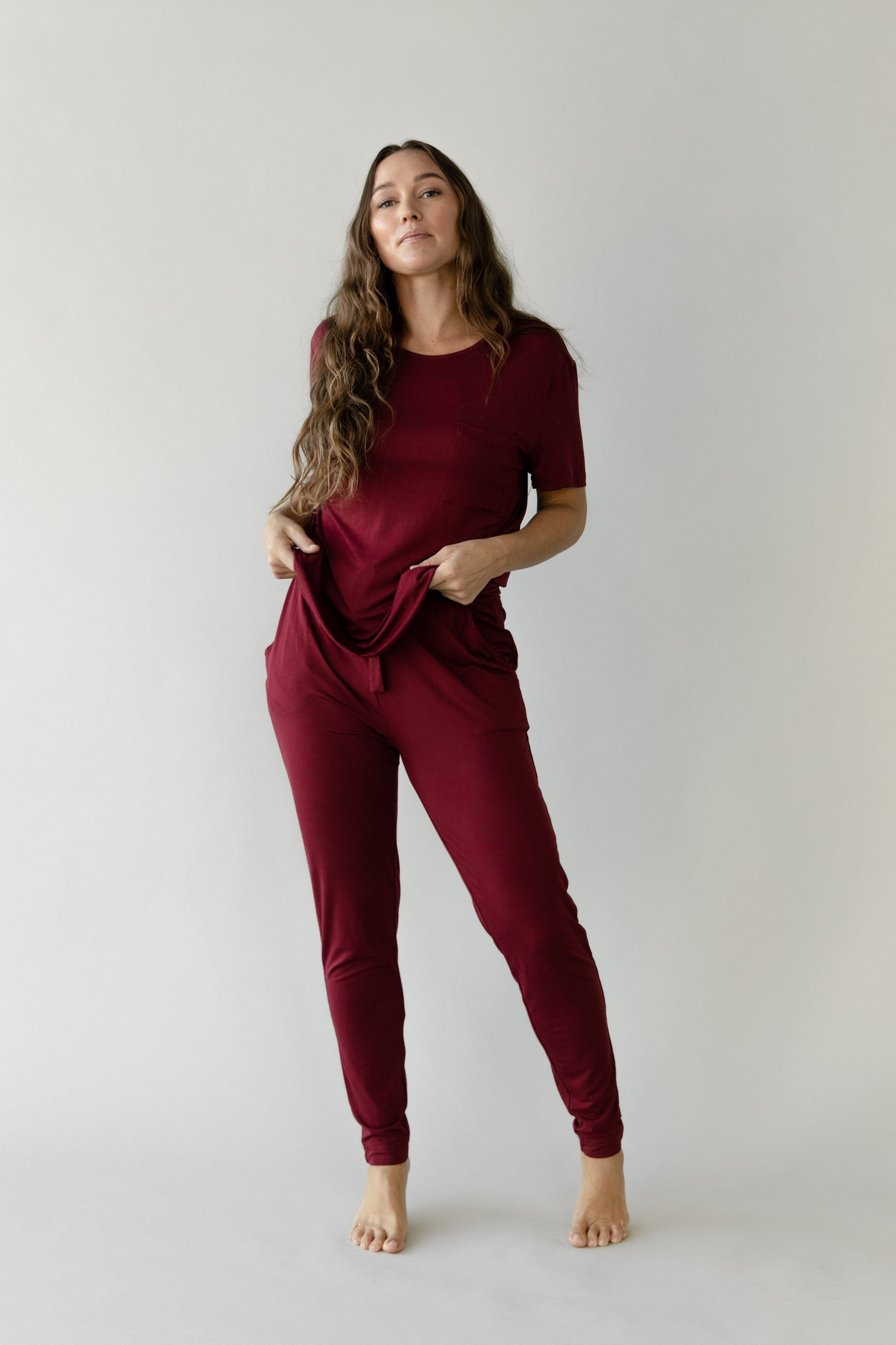 Women's Bamboo Stretch-Knit Lounge Tee
