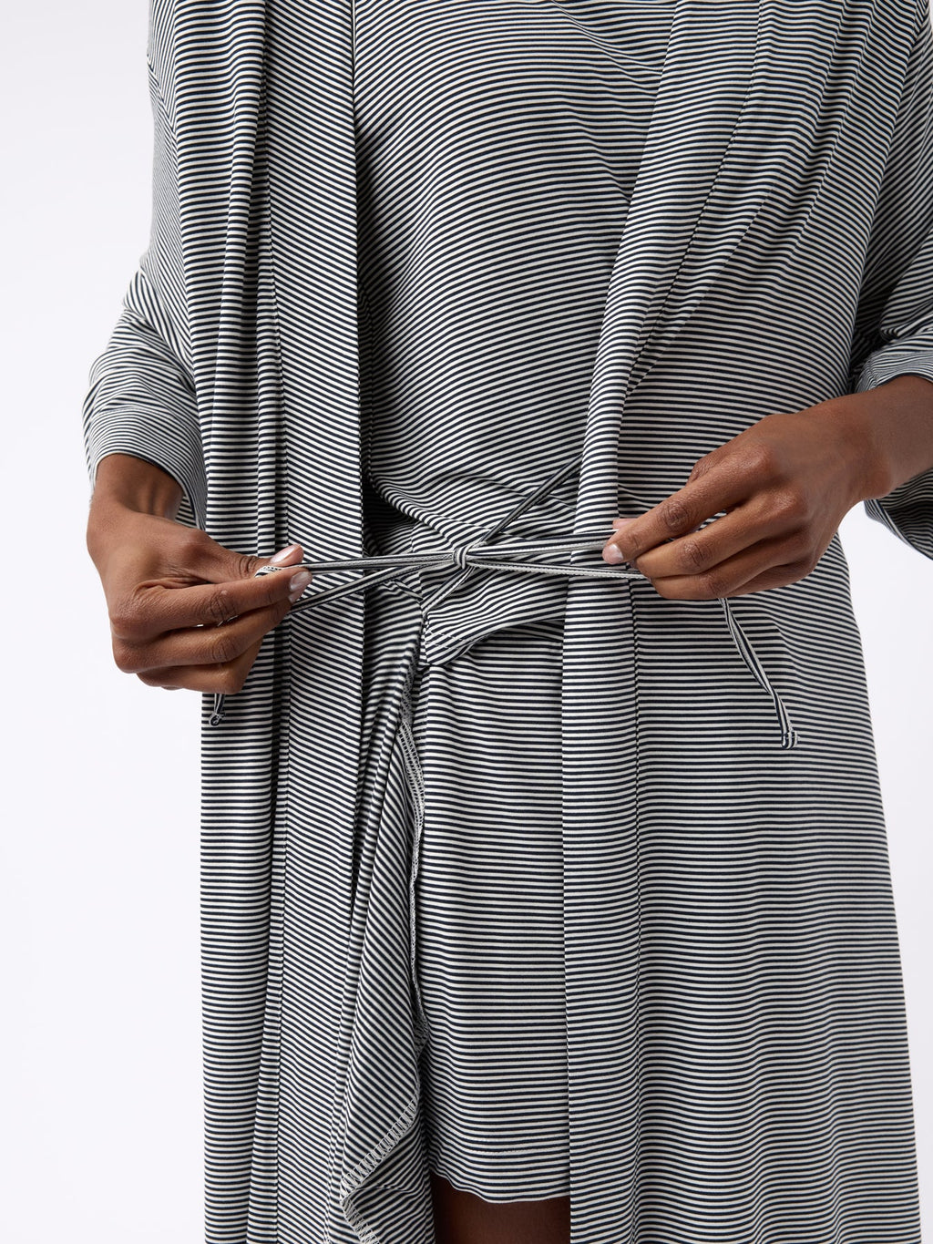 Women's Bamboo Stretch-Knit Kimono Robe