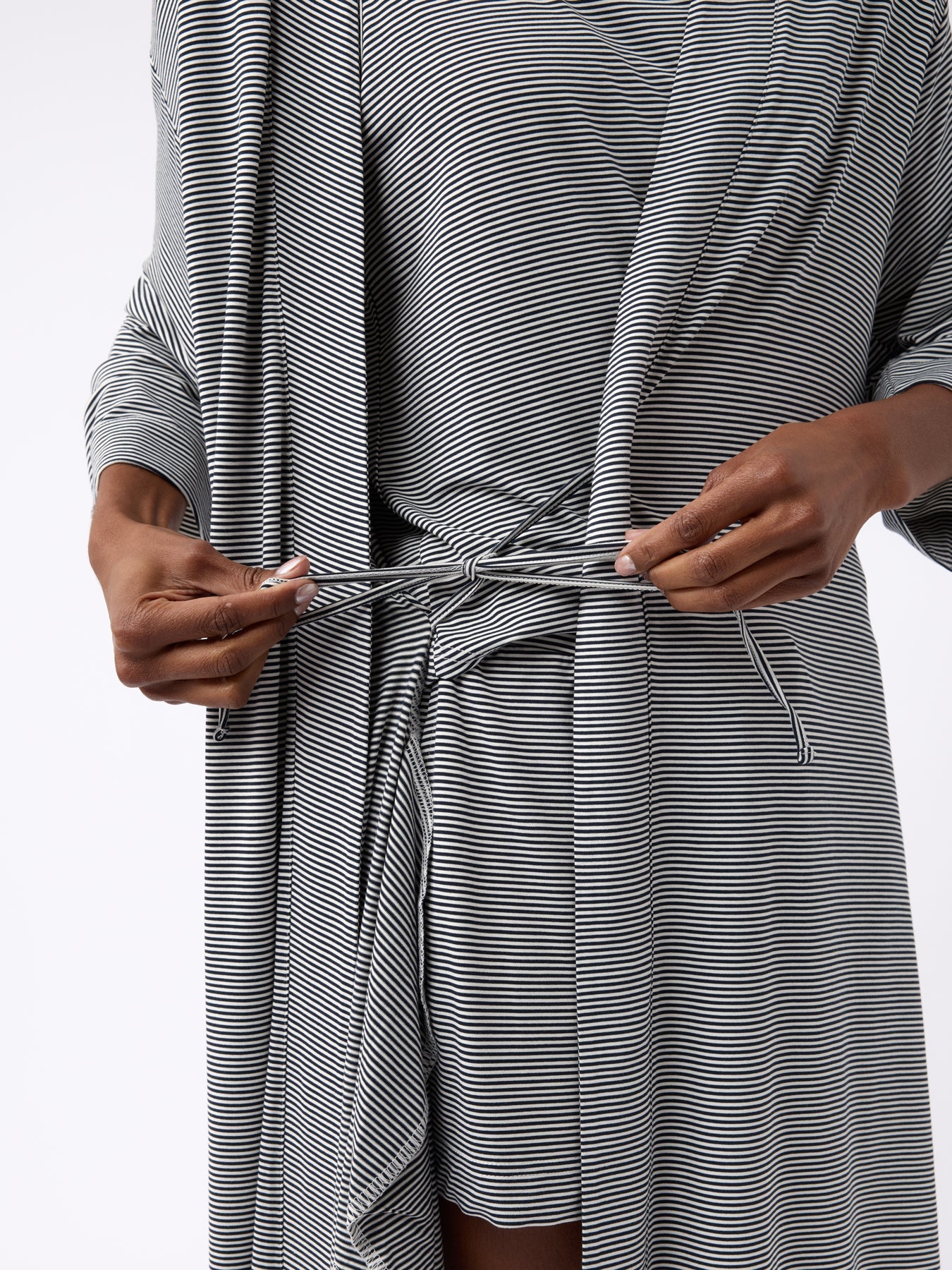 Women's Bamboo Stretch-Knit Kimono Robe