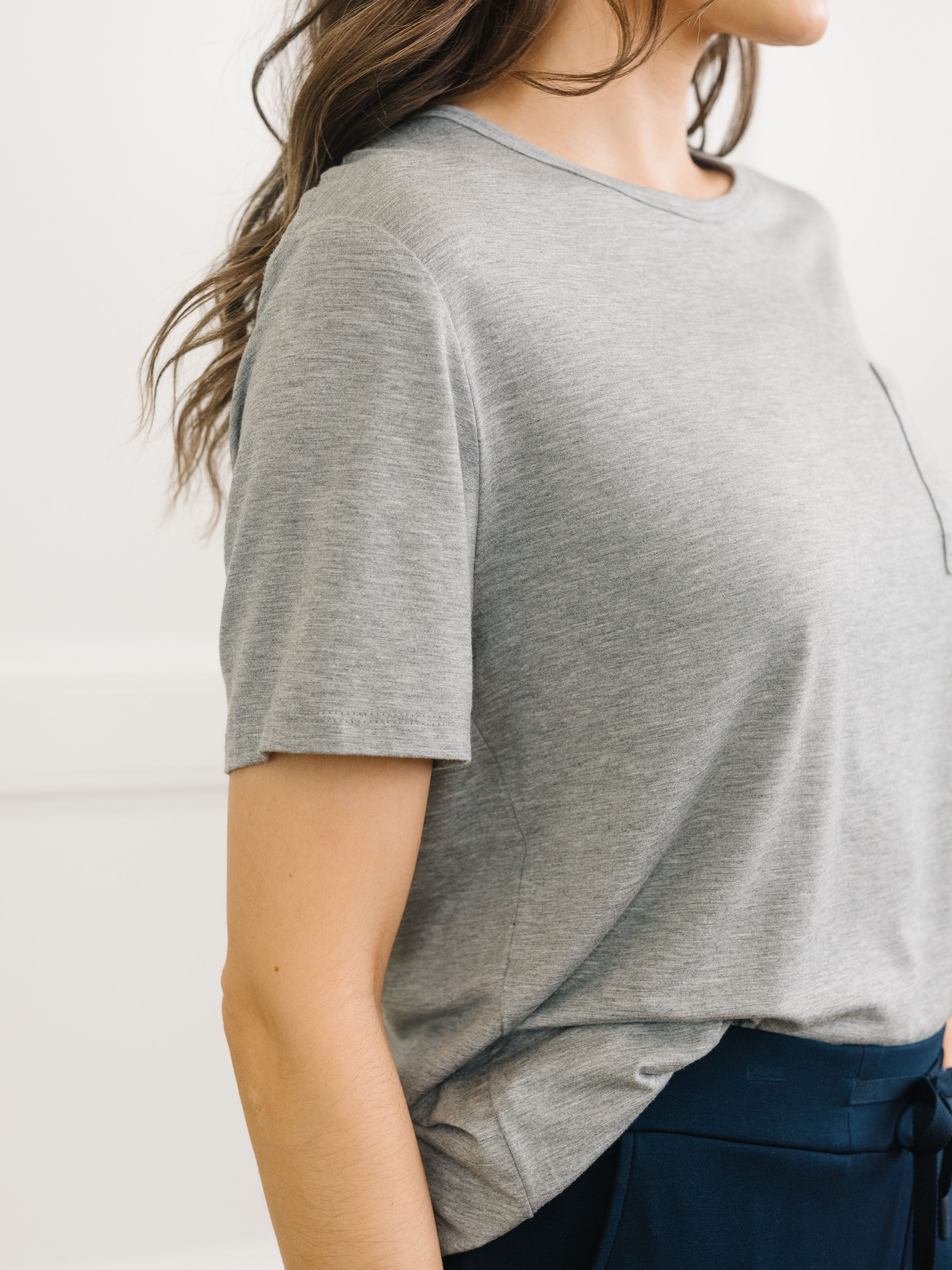 Women's Bamboo Stretch-Knit Lounge Tee