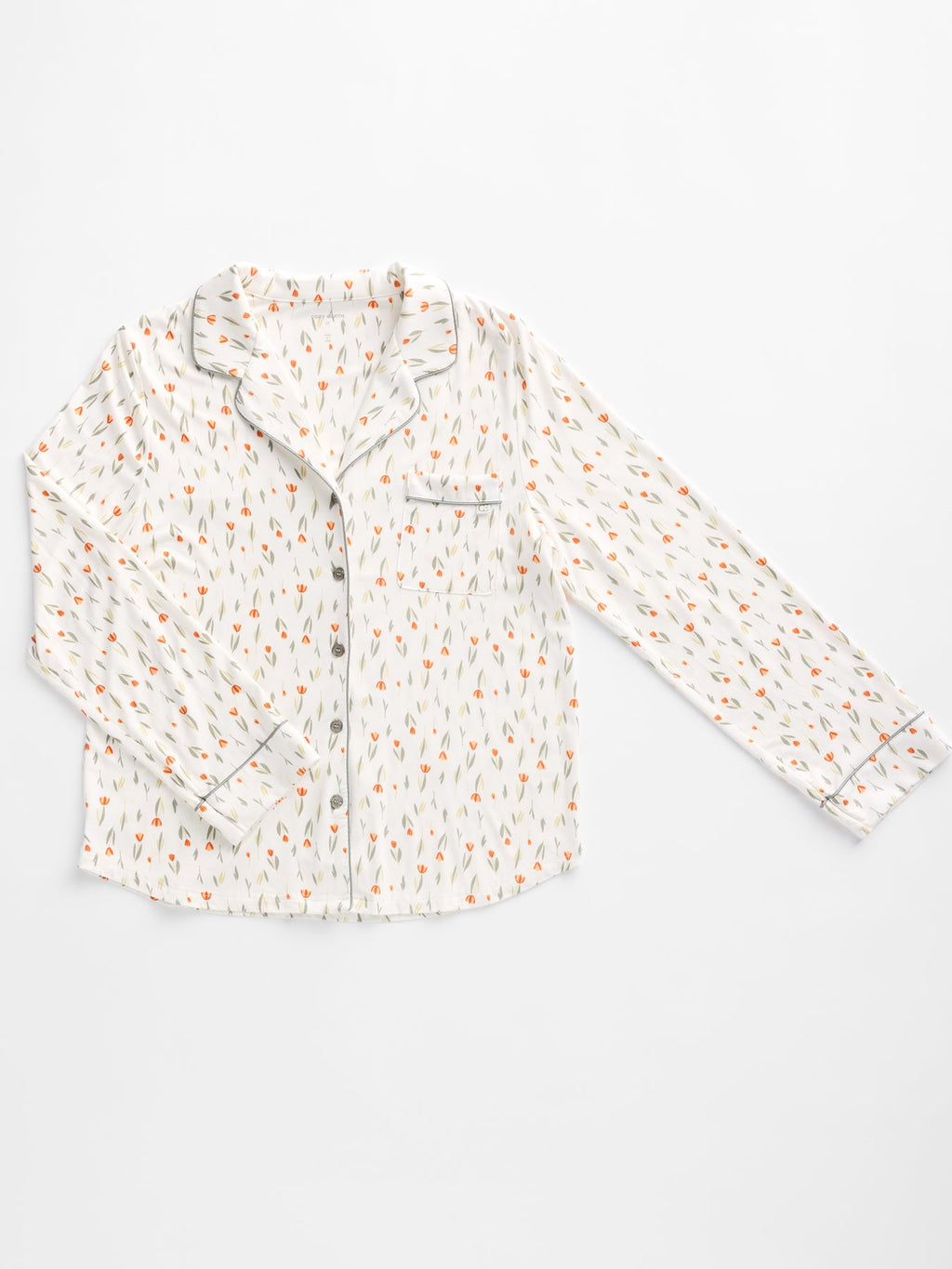 Women's Bamboo Stretch-Knit Long Sleeve Pajama Top