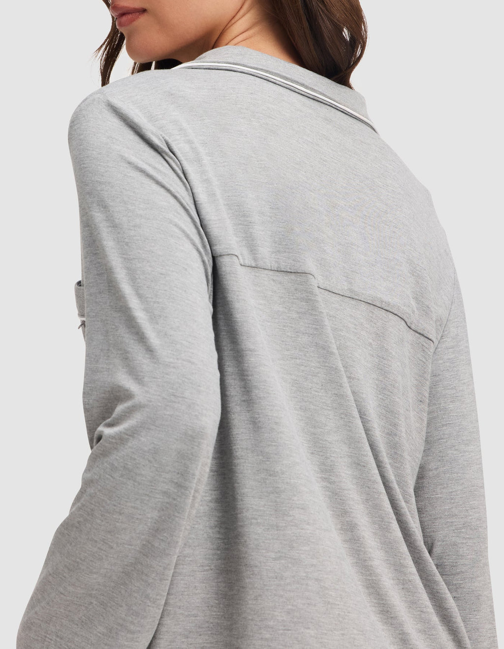 Women's Bamboo Stretch-Knit Long Sleeve Pajama Top