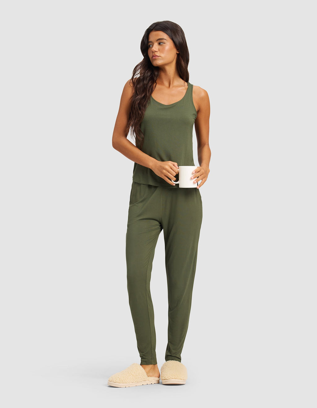 Women's Bamboo Stretch-Knit Tapered Pant