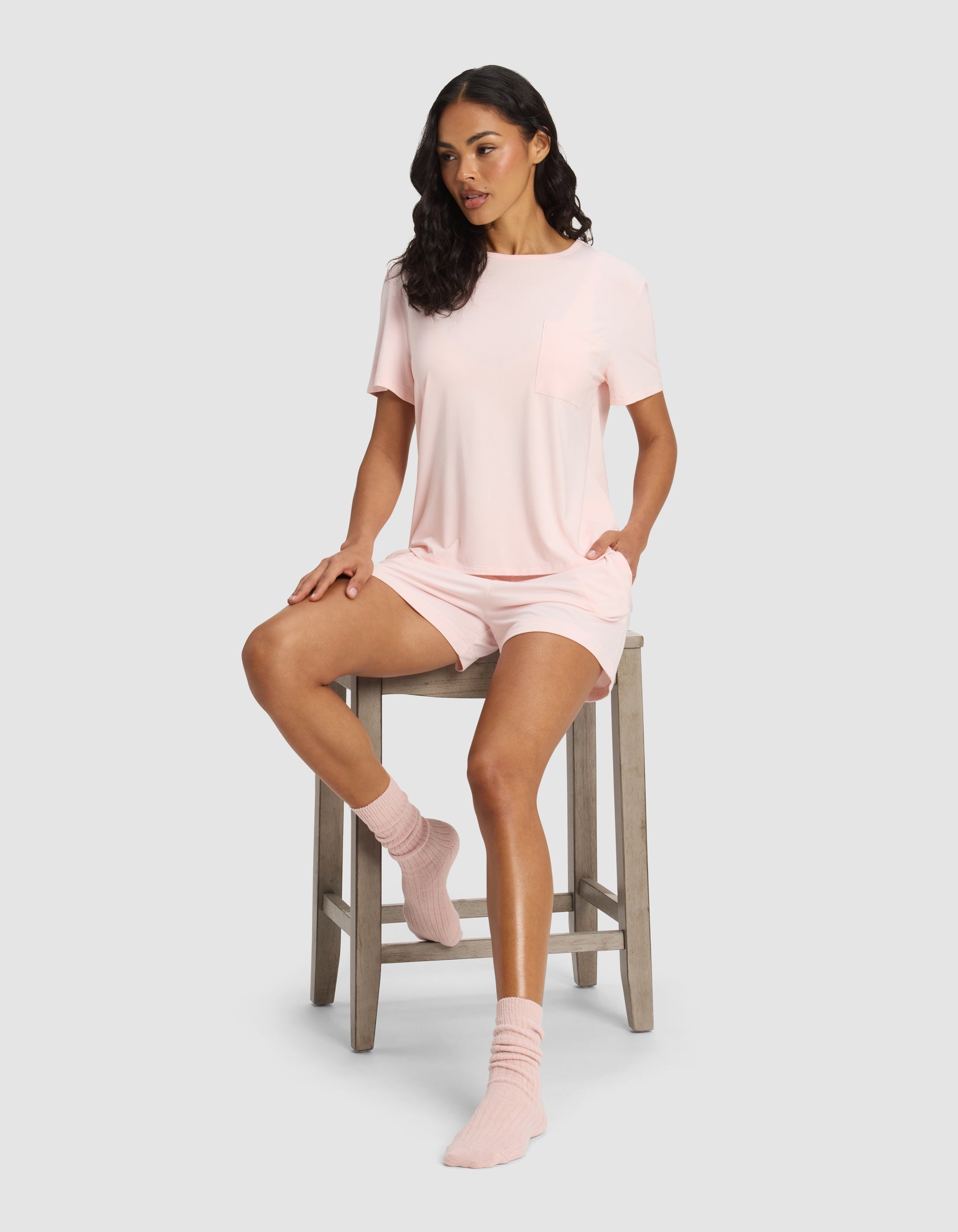 Women's Bamboo Stretch-Knit Lounge Tee